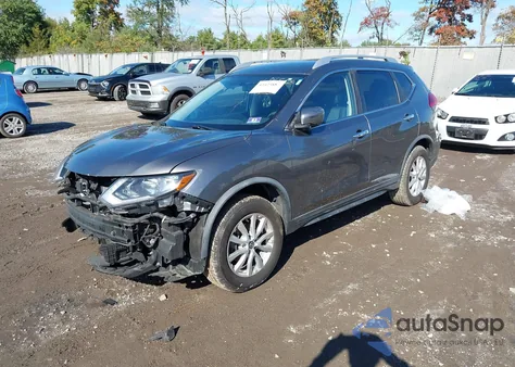 2017 Nissan Rogue Sv z USA, uszkodzony, nr VIN KNMAT2MV2HP614399